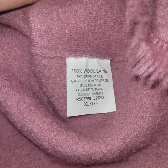 Essentials By Koret Pink Embroidered Zip-Up Cardigan Jacket XL - Picture 8 of 9